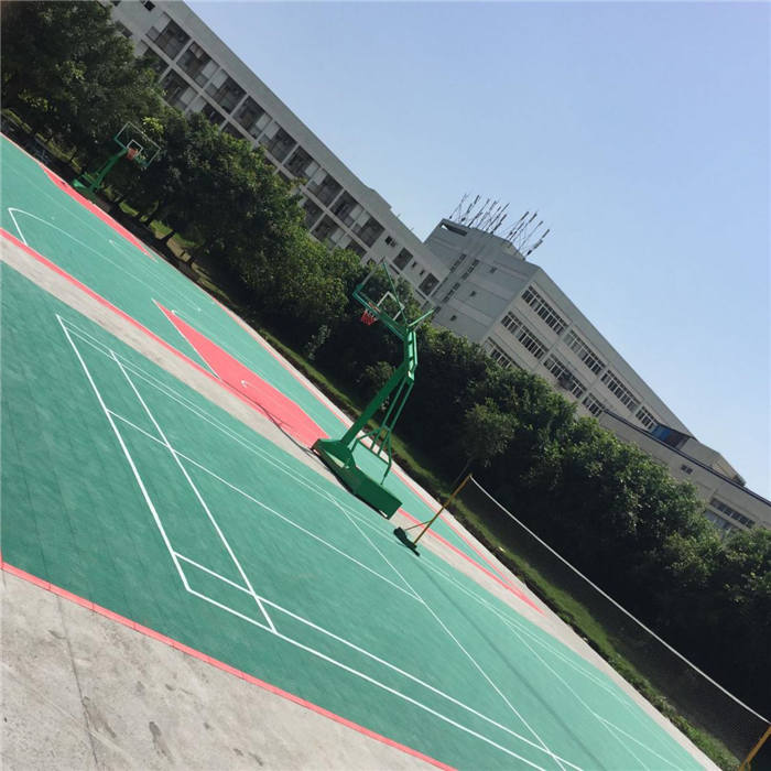 重庆某某单位悬浮式拼装运动地板